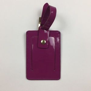 J. Crew Factory Patent Leather Luggage Tag